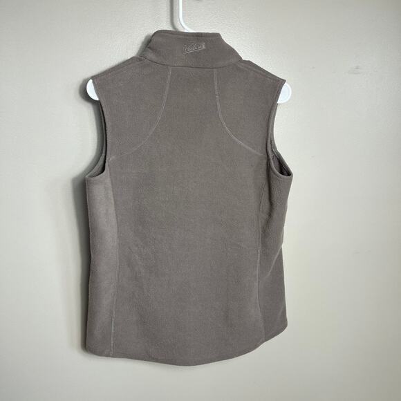 Woolrich Women's Full Zip Front Fleece Vest Tan Beige Neutral Size Small - Picture 7 of 9